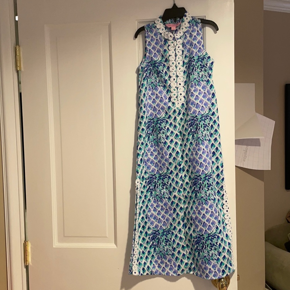 Lilly Pulitzer Jane girls maxi dress size 6